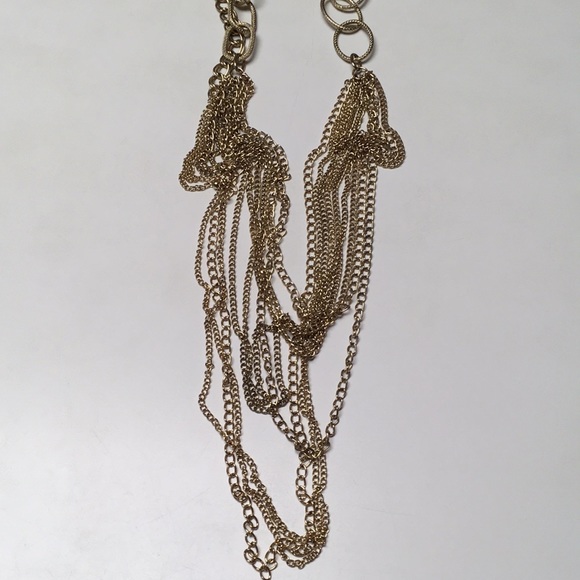 Express Gold Multilayer Necklace - Picture 4 of 8